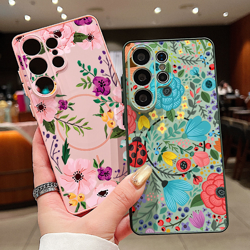 Farming And Agriculture - Romantic Garden Flower Magnetic Phone Case
