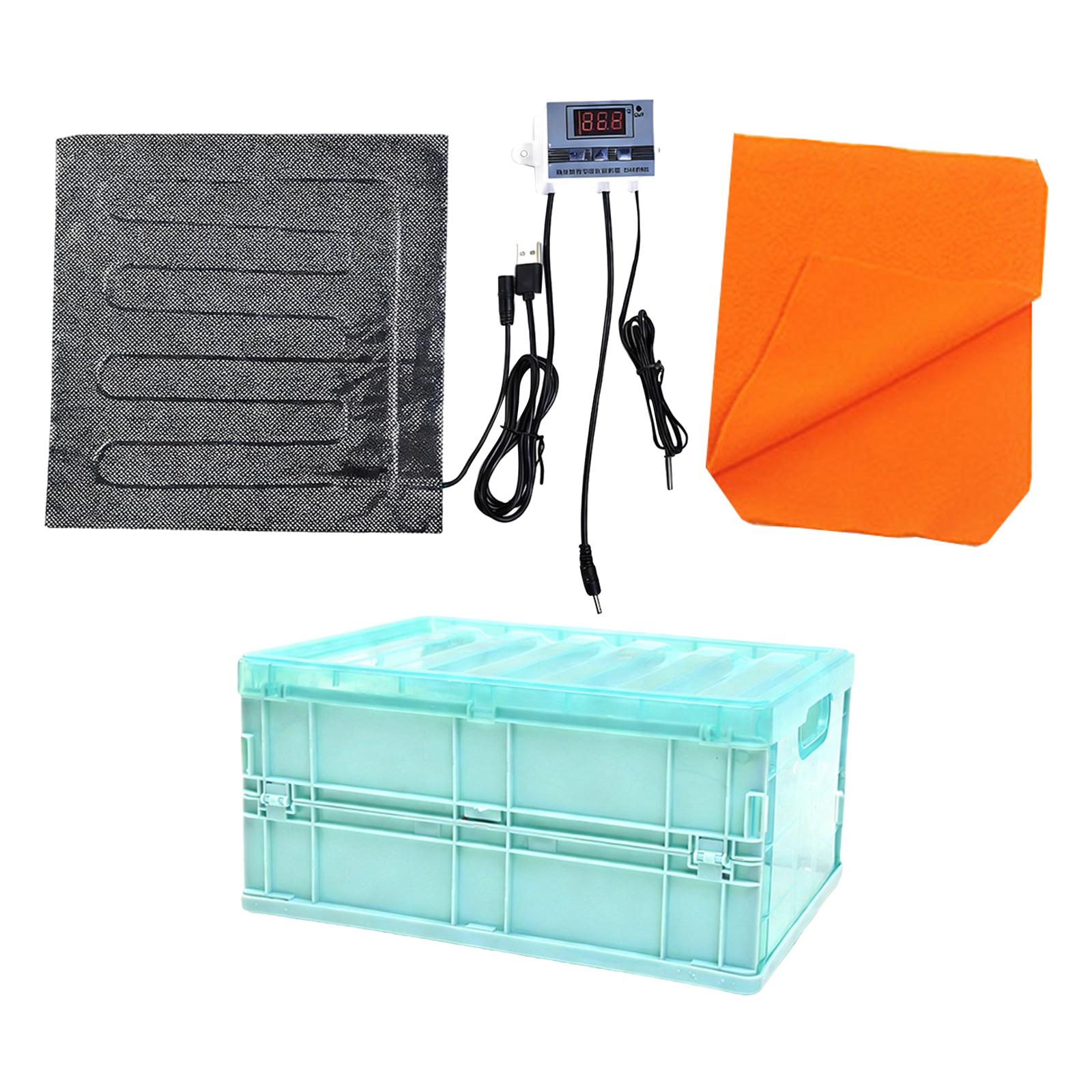 Poultry Incubator - Bird Brooder Box Portable Quail Cage