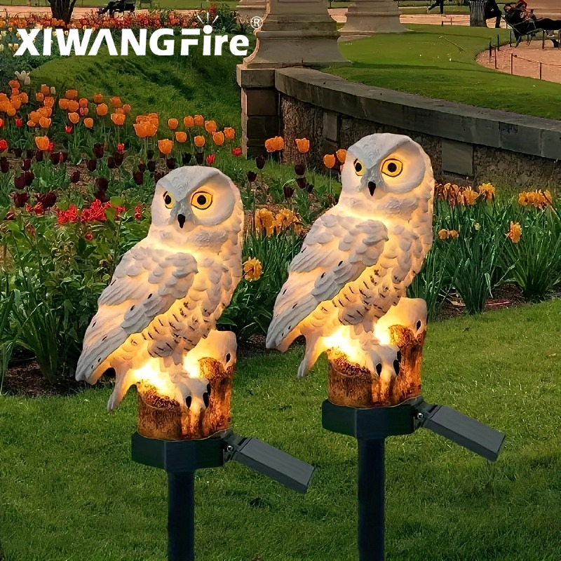 Farming And Agriculture - Solar Owl Statue Garden Light LED