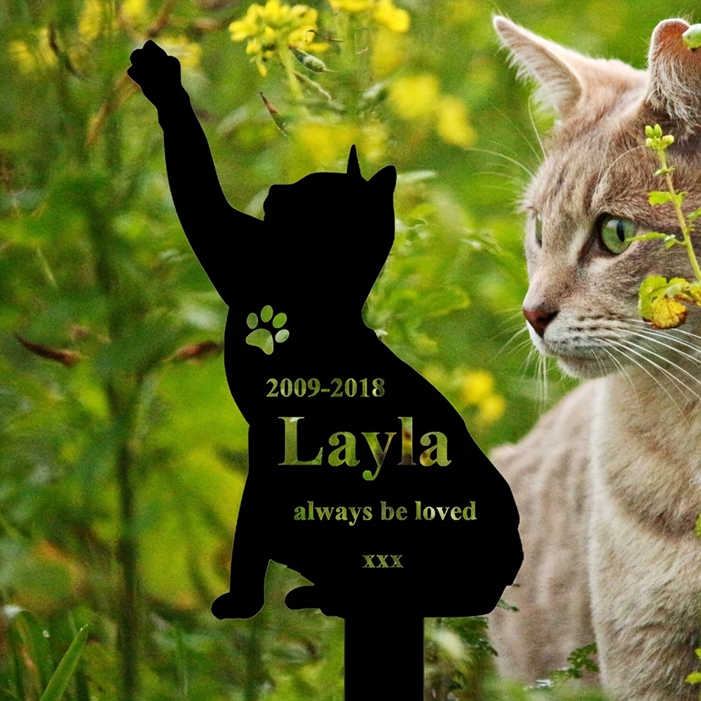 Custom Cat Memorial Stake, Cat - Farming And Agriculture ulasan dan harga
