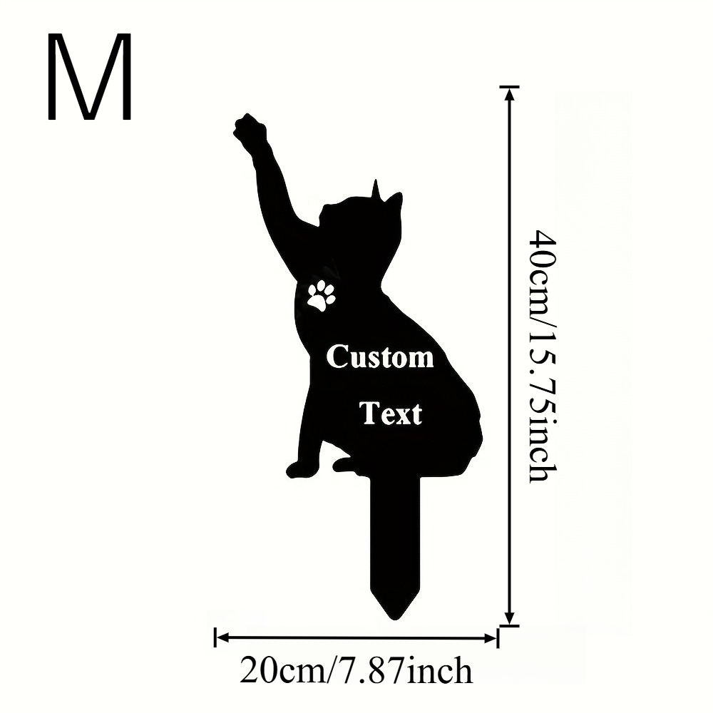 Custom Cat Memorial Stake, Cat - Farming And Agriculture ulasan dan harga