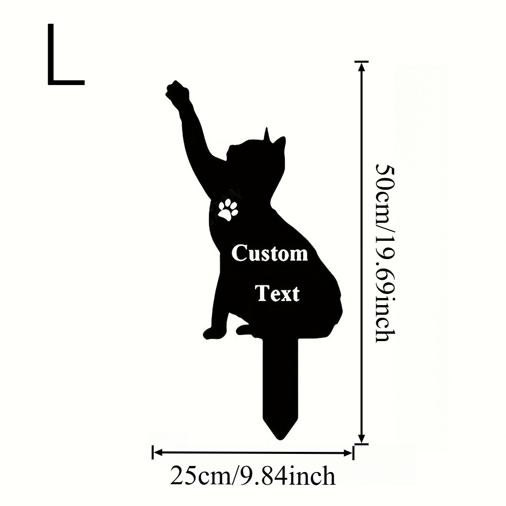 Custom Cat Memorial Stake, Cat - Farming And Agriculture ulasan dan harga