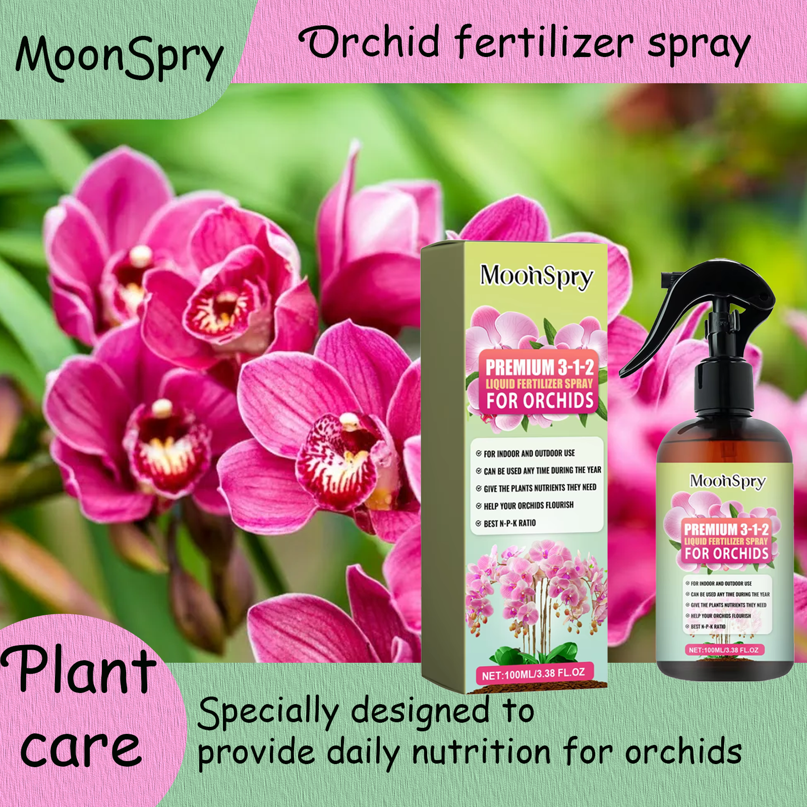 100ml Orchid Bloom Booster Spr - Orchard Sprayer Tractor ulasan dan harga