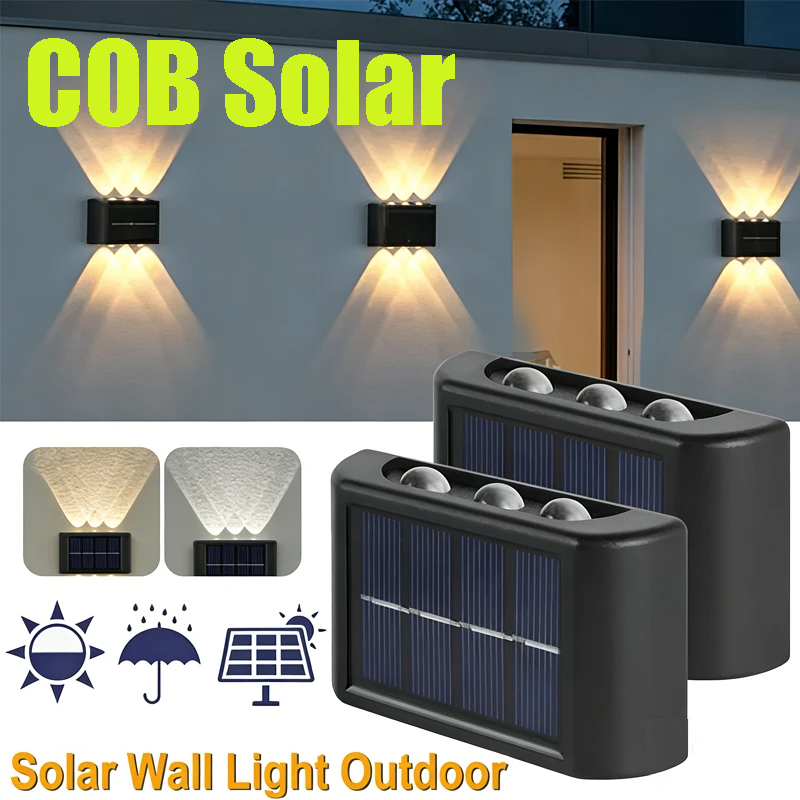 COB Solar Wall Lamp Outdoor Wa - Farming And Agriculture ulasan dan harga