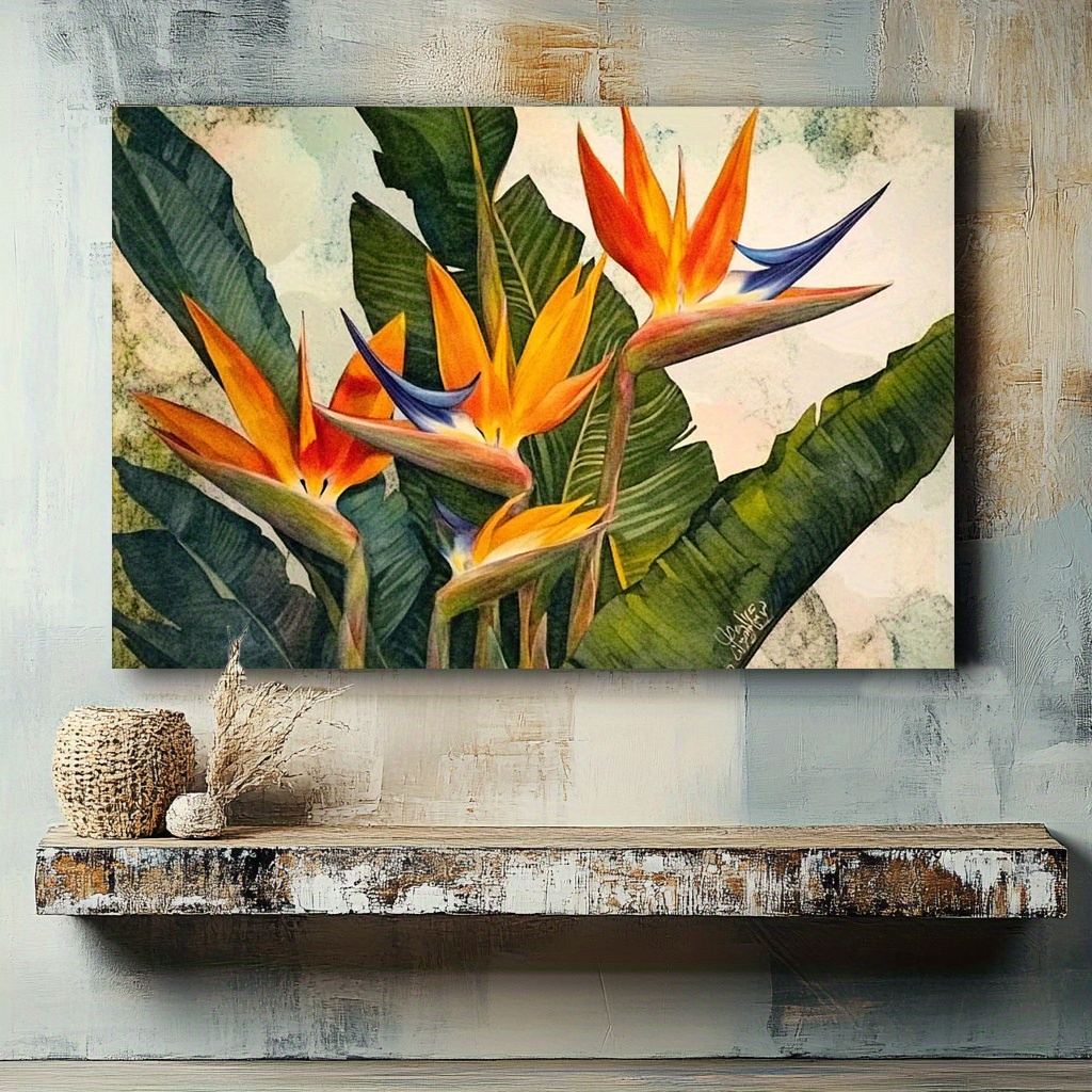 Vibrant Tropical Orchid Poster - Orchard Sprayer Tractor ulasan dan harga