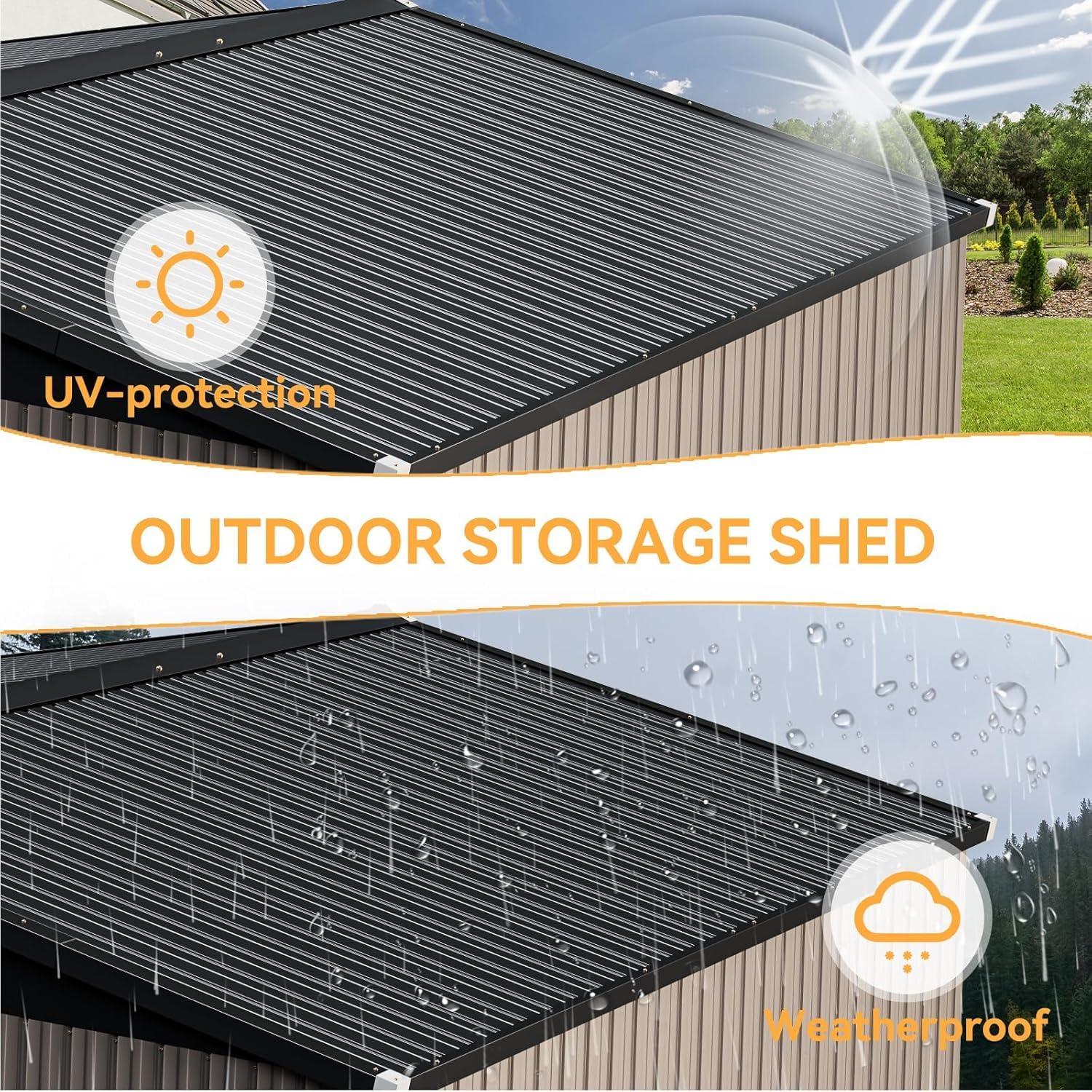 10 x 12FT Outdoor Storage Shed - Farming And Agriculture ulasan dan harga