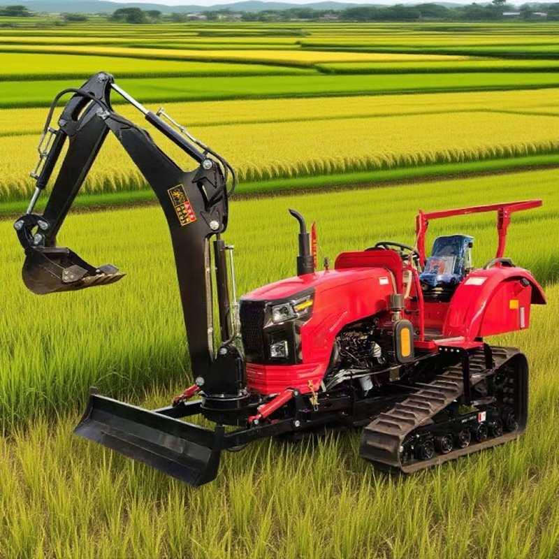 Customized 35HP Crawler Tracto - Orchard Sprayer Tractor ulasan dan harga