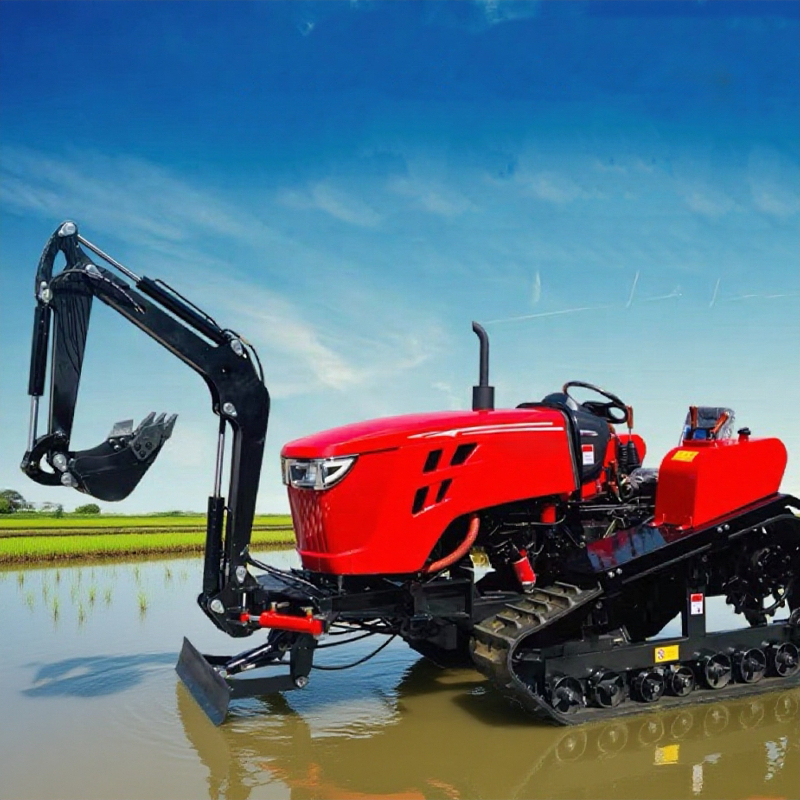 Customized 35HP Crawler Tracto - Orchard Sprayer Tractor ulasan dan harga