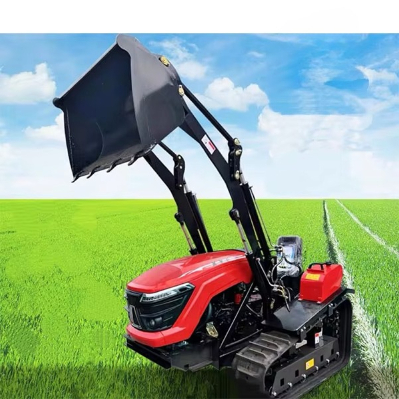 Customized 35HP Crawler Tracto - Orchard Sprayer Tractor ulasan dan harga