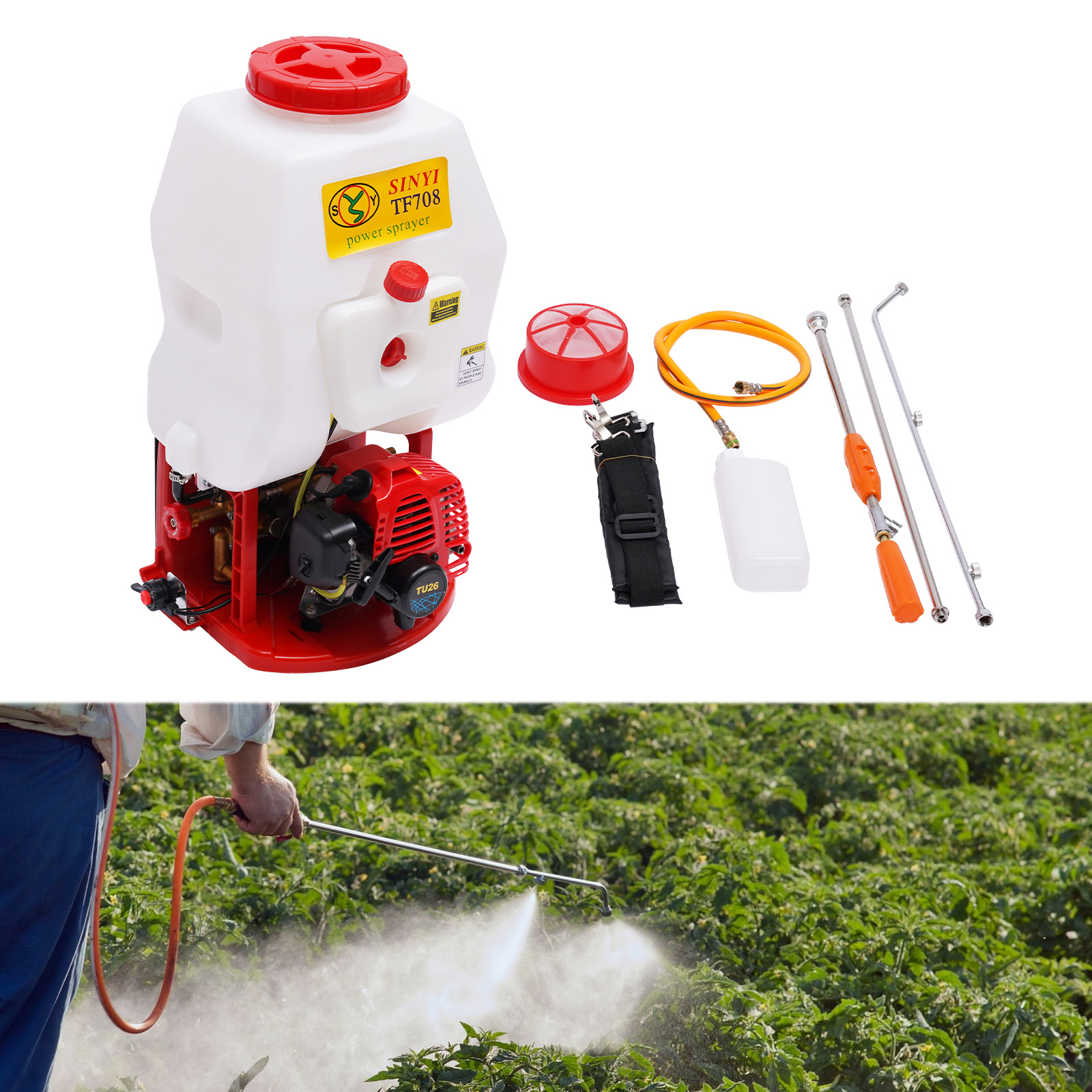 Backpack Power Sprayer 25.4cc  - Crop Sprayer Backpack ulasan dan harga